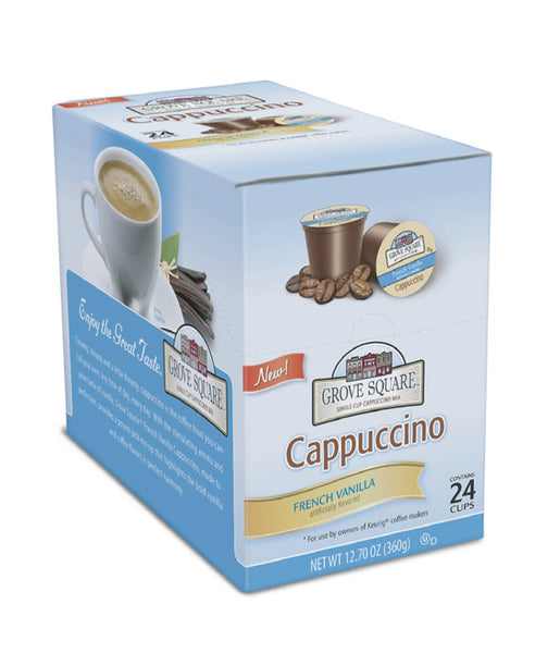 Grove Square French Vanilla Cappuccino, k-cup 2.0 compatible