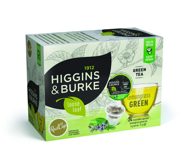 Higgins and Burke Green Tea, k-cup compatible