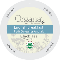 Organa Tea - English Breakfast Tea, K-cup 2.0 compatible  24 Count Sleeve