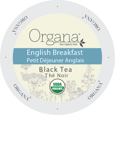 Organa Tea - English Breakfast Tea, K-cup 2.0 compatible  24 Count Sleeve