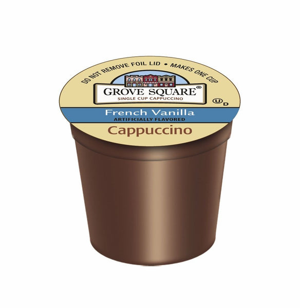 Grove Square French Vanilla Cappuccino, k-cup 2.0 compatible