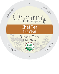 Organa Tea - Chai TEA, K-cup 2.0 compatible  24 Count Sleeve