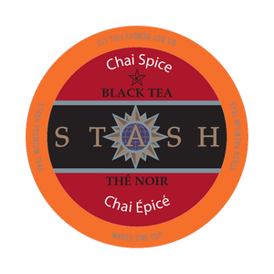 Stash Tea Chai Spice Black Tea, k-cup 2.0 compatible