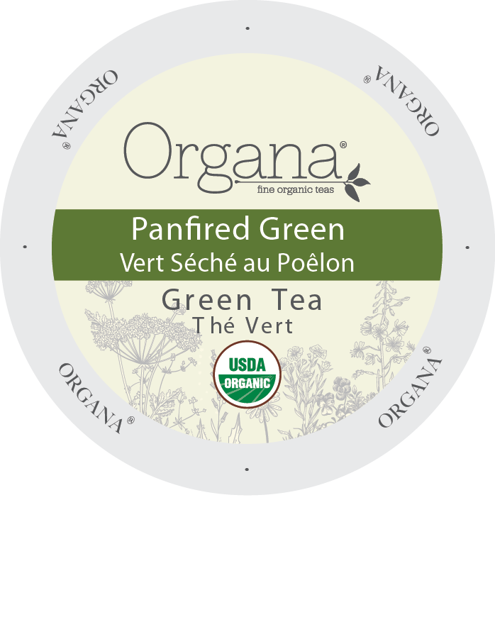 Organa Tea - Pan Fired Green, K-cup 2.0 compatible  24 Count Sleeve