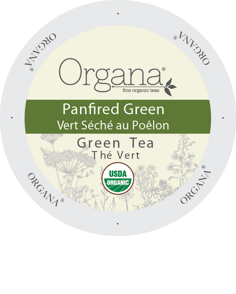 Organa Tea - Pan Fired Green, K-cup 2.0 compatible  24 Count Sleeve