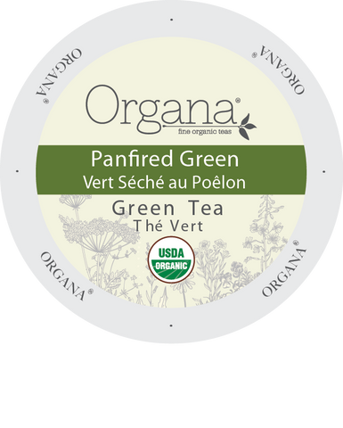 Organa Tea - Pan Fired Green, K-cup 2.0 compatible  24 Count Sleeve