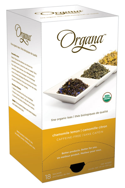 Organa Tea Pods  - Organic Chamomile Lemon Herbal  Tea