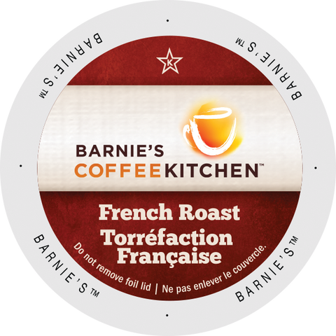 Barnie's Coffee  Rainforest Alliance French Roast coffee, k-cup 2.0 compatible