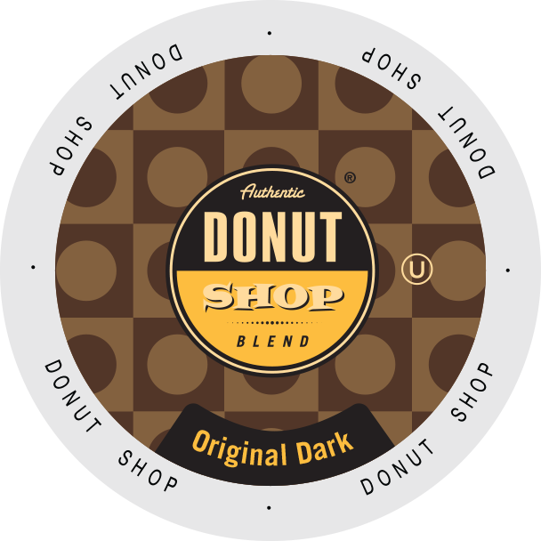 Authentic Donut Shop  Dark Roast coffee, k-cup 2.0 compatible