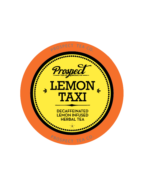 Prospect Tea Lemon Taxi Herbal Tea, K-cup 2.0 Compatible