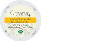 Organa Tea - LEMON CHAMOMILE TEA, K-cup 2.0 compatible  24 Count Sleeve