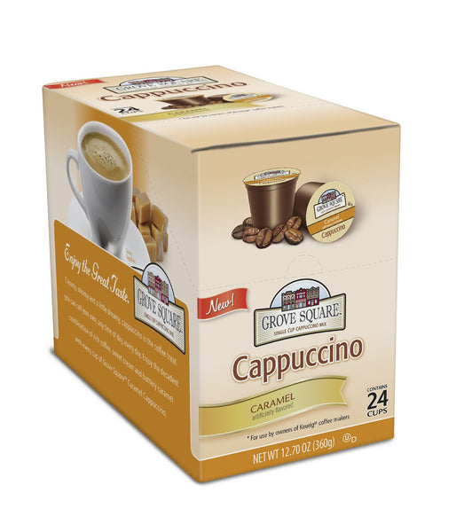 Grove Square Caramel Cappuccino, k-cup 2.0 compatible
