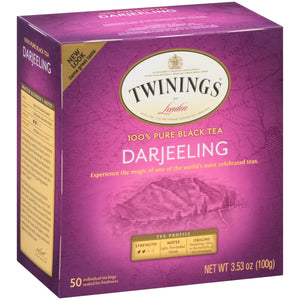 Twinings of London, Darjeeling Tea (50 Count)