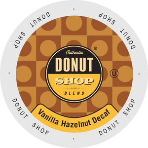 Authentic Donut Shop Vanilla Hazelnut flavored coffee, k-cup 2.0 compatible