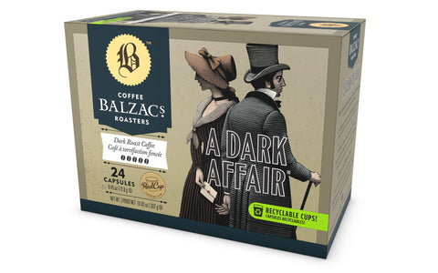 Balzac's Coffee A Dark Affair Coffee, k-cup 2.0 compatible