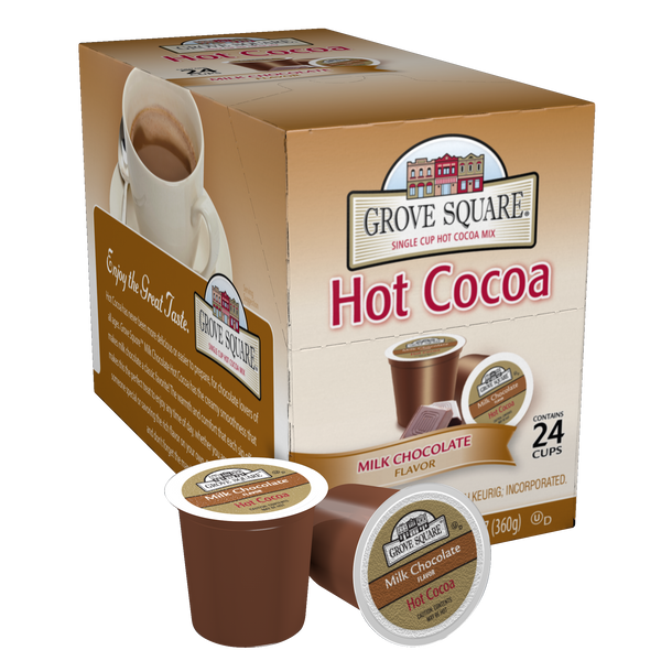 Grove Square Milk Chocolate Hot Chocolate, k-cup 2.0 compatible