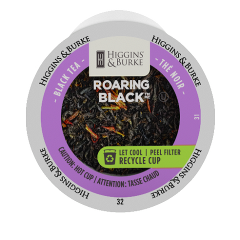 Higgins and Burke Roaring Black RealCup - Loose Leaf Tea, 2.0 Compatible