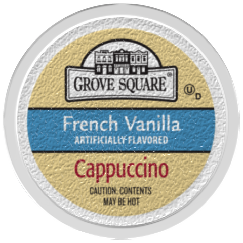 Grove Square French Vanilla Cappuccino, k-cup 2.0 compatible