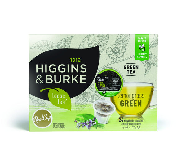 Higgins and Burke Green Tea, k-cup compatible