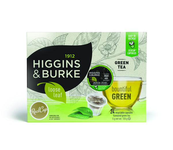 Higgins and Burke Bountiful Green Tea, k-cup 2.0 compatible (Tame Dragon)