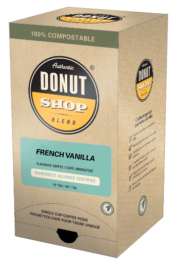 Authentic Donut Shop French Vanilla Coffee Pod -